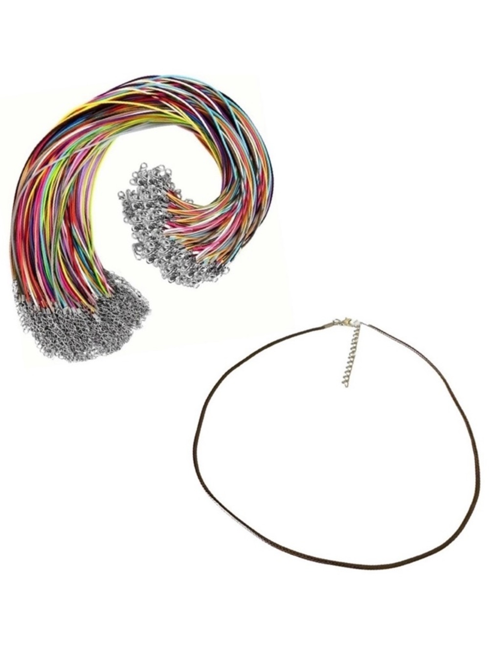 🔴 5 for $10 ONE Darker Brown Hemp Rope Necklace for Jewelry Making